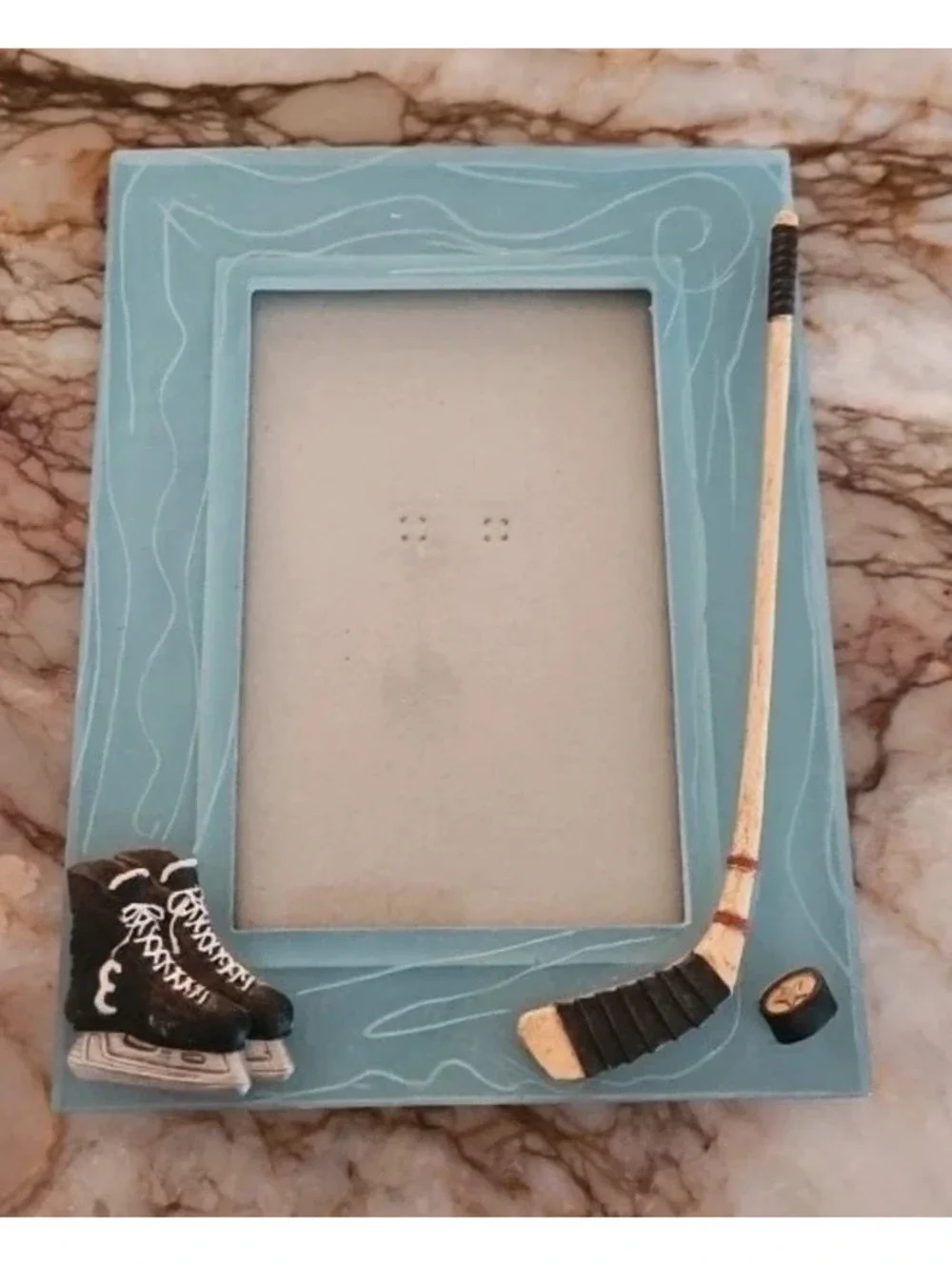 Russ Hockey Photo Frame 4x6 Resin Border Picture Frame